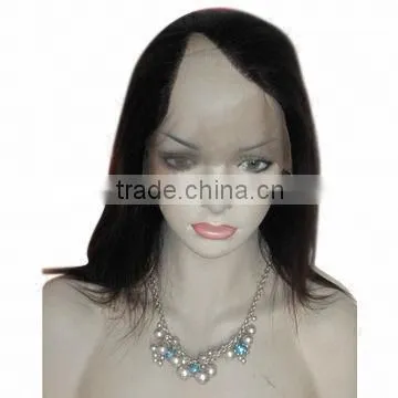 human hair u part wig