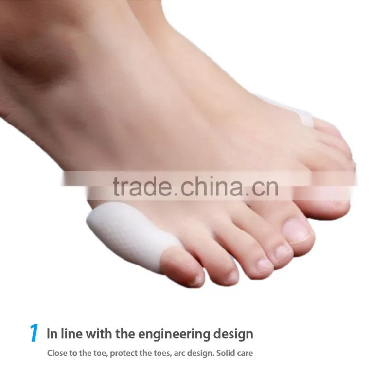 Toe space protector orthotic with silicone gel,hallux valgus orthotic for little toe