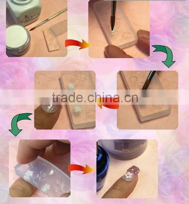 2014 new design 3d nail mold for nail art 3D mold-19-36
