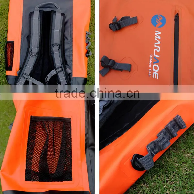 Chinese manufacturer 2016 hot selling PVC tarpaulin waterproof bag pack for outdoor camping