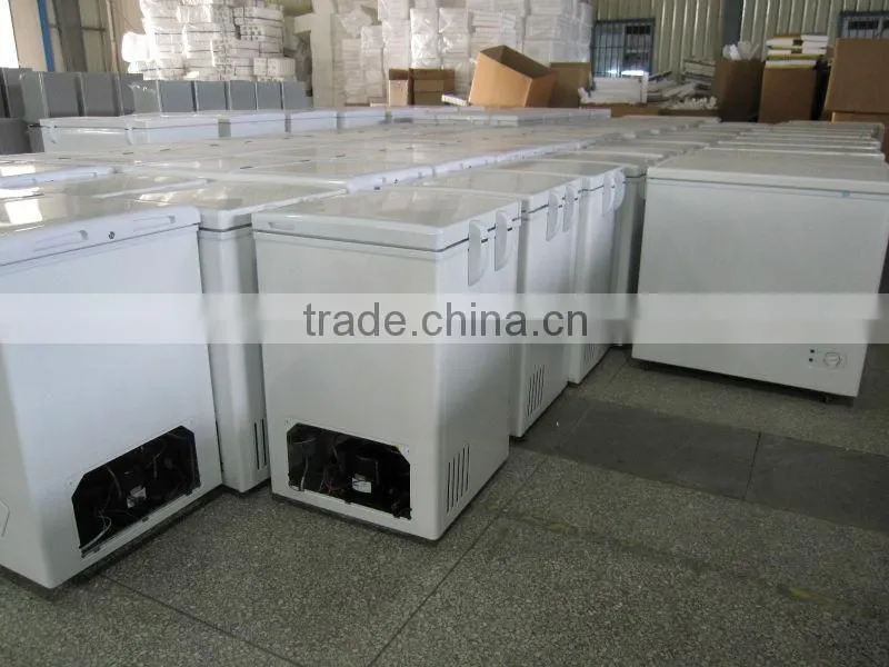 Solar and Electricity Power Source DC Compressor Solar Refrigerator