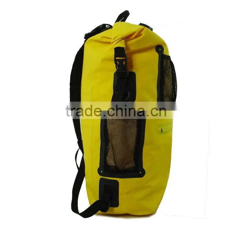 Customized Tarpaulin Waterproof Backpack Dry Bag 500D PVC Mesh,for outdoor sports, hiking, climbing, OEM and ODM are Welcome