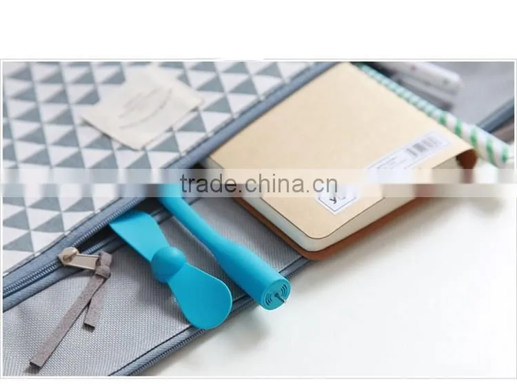 Portable USB Desk Soft Fan Leaves Super Mute Flexible for Laptop Office