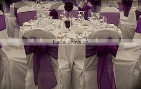 Fancy Wedding Spandex Chair Sashes