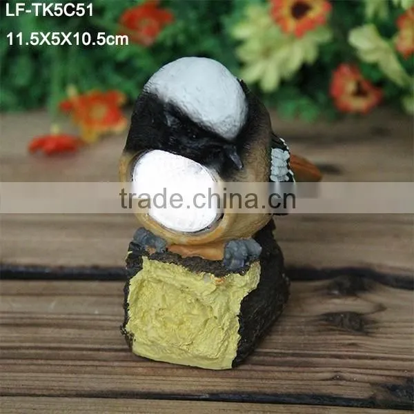 Metal birds garden decor led light