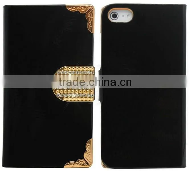 Magnetic Flip Wallet Leather Case Cover FOR Apple IPHONE 5 5S Galaxy s3,for galaxy s2 wallet case cover