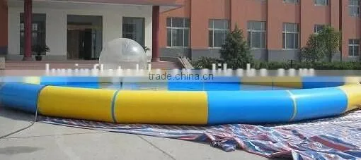 0.6mm PVC Tarpaulin inflatable trampoline Funny Inflatable Water Toys Trampolines