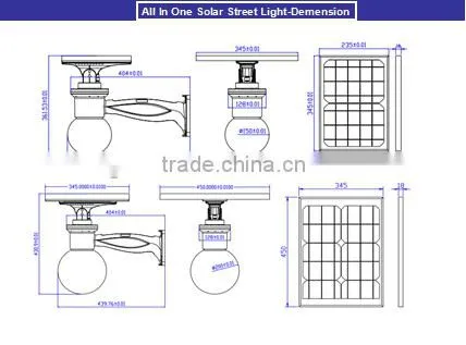 Moon Shade Dawm Light Work All Night Solar Garden Light