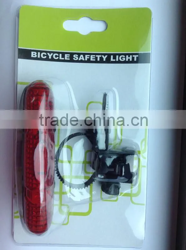 High quality factory direct sale cheap 5 red LED bicycle tail light