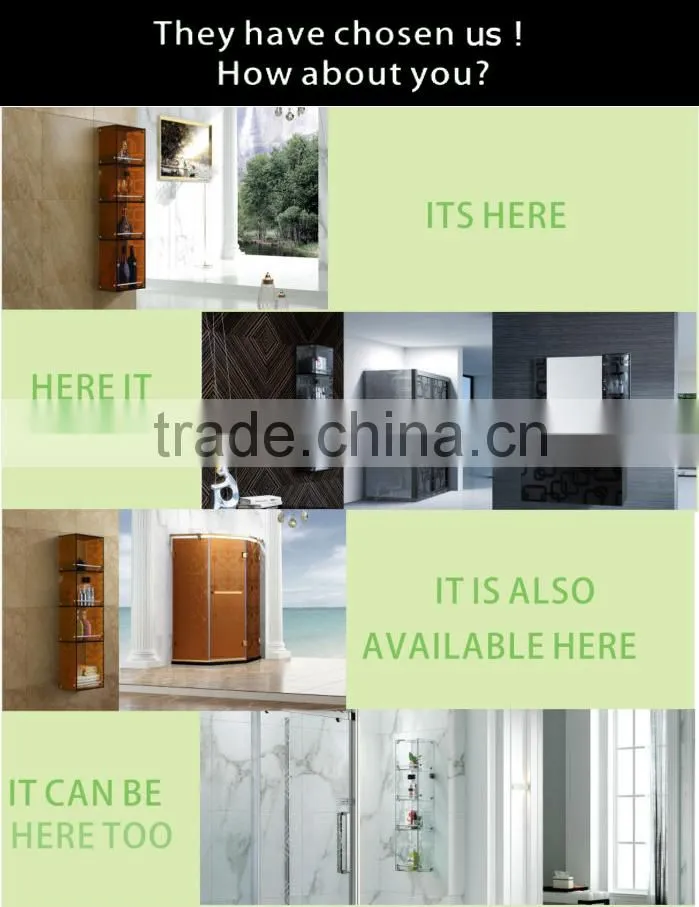 Special four tier triangle corner wall shelves