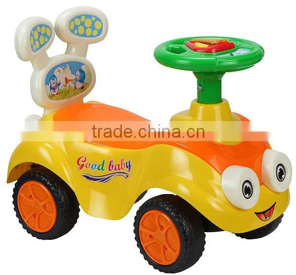 New Hot sale new 4 wheels kids plastic car slide scooter carrier ride on car Q01-2