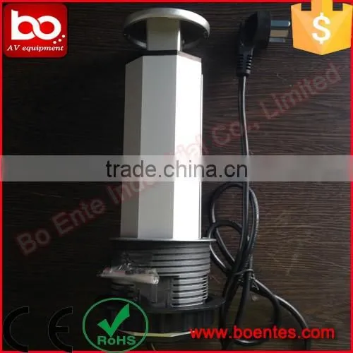Desktop Kitchen Pop Up Power Socket Outlet with Universal Power Plugs for Office Equipment
