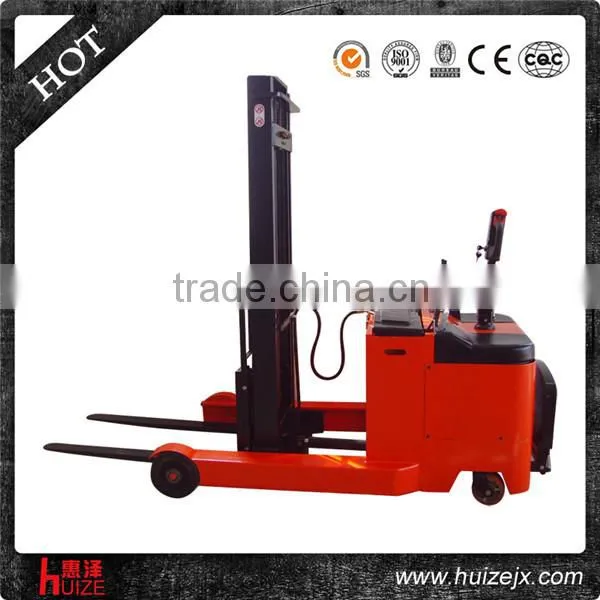Professional Manufacturer Capacity 1 Ton Height 2500mm Electric Reach Truck Stacker