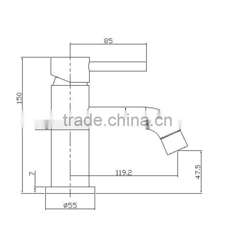 Single Handle Outdoor Brass Water Faucet