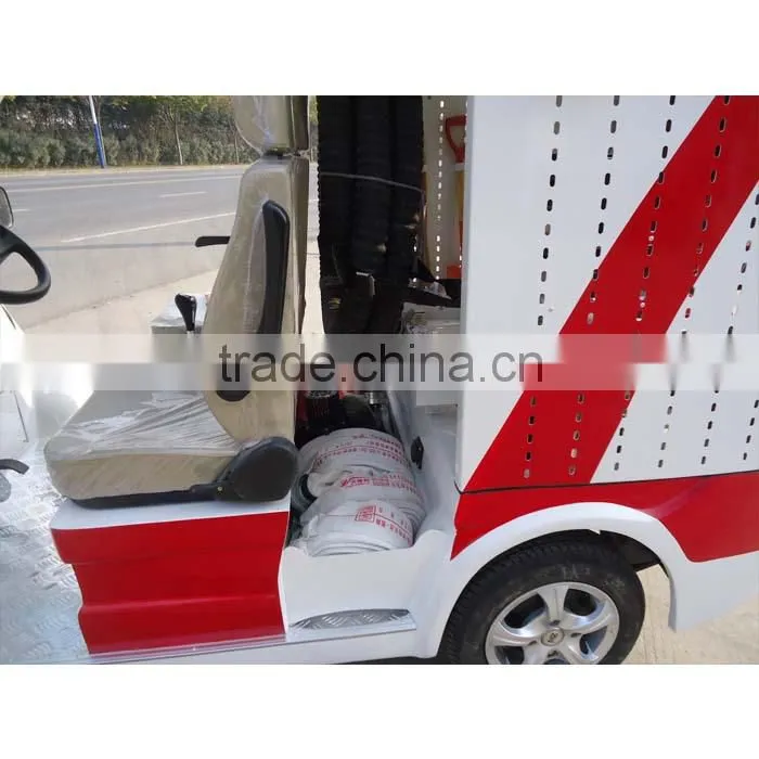 2 seats 48v 3kw electric fire engine