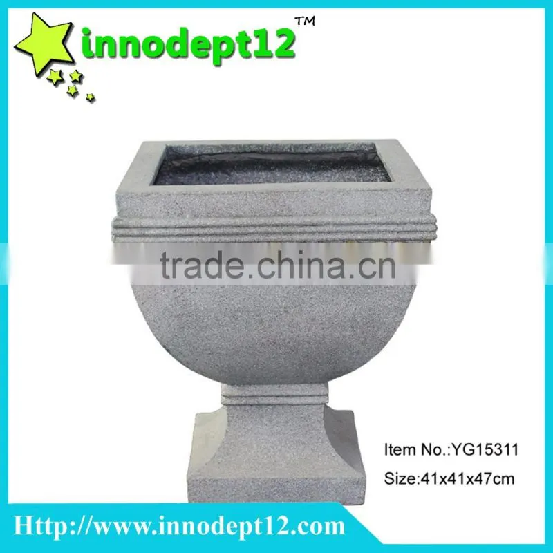 Factory directly sale outdoor garden decoration concrete large garden planter pot
