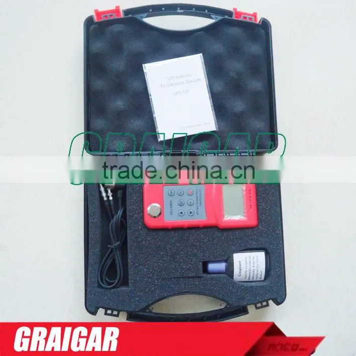 UM6700 Ultrasonic Thickness Gauge Meter Tester 1.0-280mm,0.05-11.8inch (in Steel)