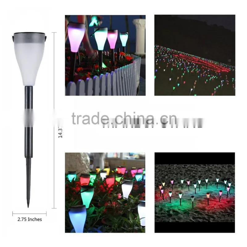 Solar Light, 7-Color Changing, Garden Solar Light Decorative Lights 3 Modes for Different Scenes Garden,Path