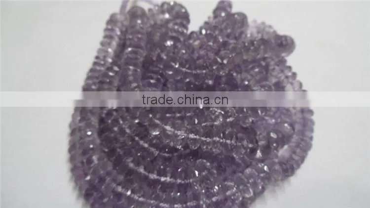 Pink Amethyst Roundell Faceted