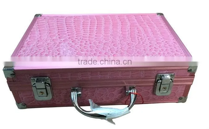 HX-S7710 crocodile Pink aluminum tool cases