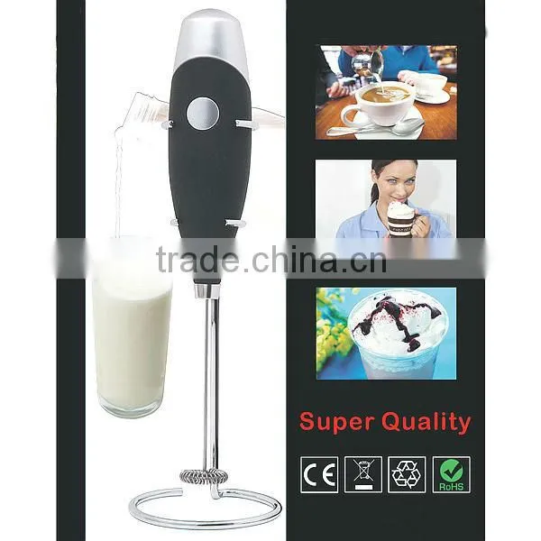 Hot sale milk frother with stand, high quality milk frother with stand