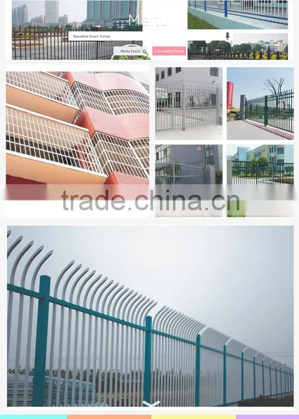 Fancy metal railings for balcony