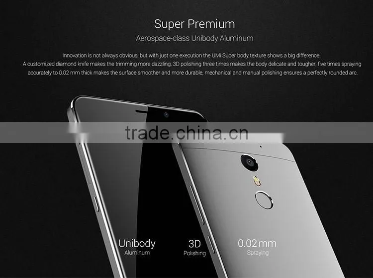 UMI Super Smartphone 4GB 32GB MTK6755 2.0GHz Android 6.0 5.5 inch FHD Gold