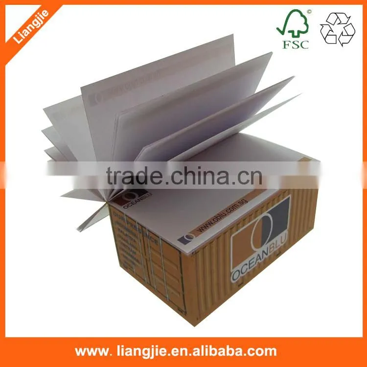 Square note cube,Wood Pallet sticky note cube,Memo cube with wooden pallet