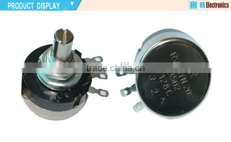 RV24YN Rotary Carbon Film Potentiometers