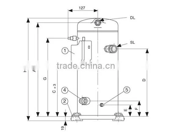 ZF Series Copeland Compressor all models ZF13K4E-TFD
