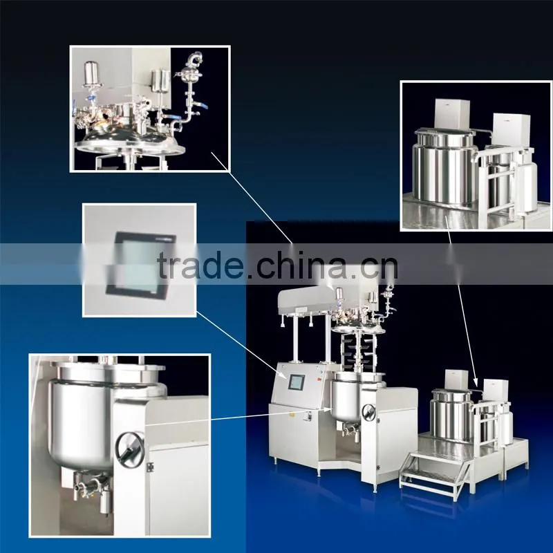Hot-sale PLC control vacuum mixing machine for cosmetics