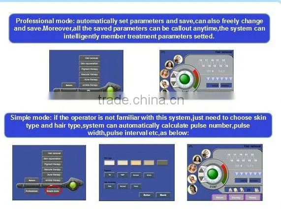 CE approved hot selling SHR IPL hair removal skin tighting with "2600w 'strong power