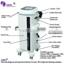 Factory price Q-switch Nd yag laser tattoo removal machine for sale (ODI-LS600A)