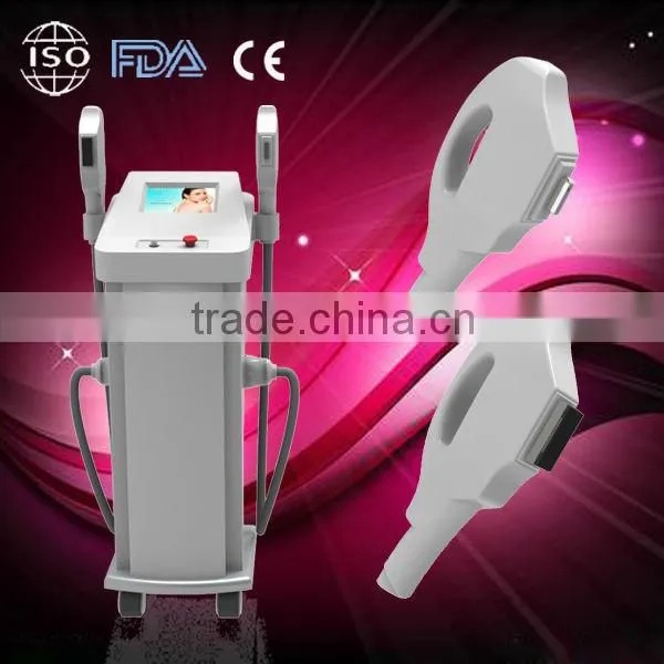2014 bottom price!!!!!! multi-functional 2 handles hair removal ipl spare parts