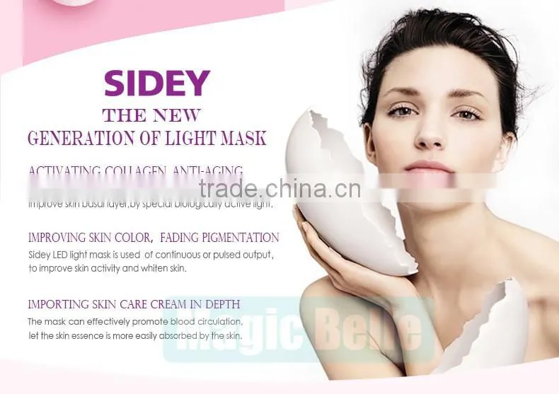 Non invasive led beauty light mask Facial LED PDT pdt beauty machine in alibaba