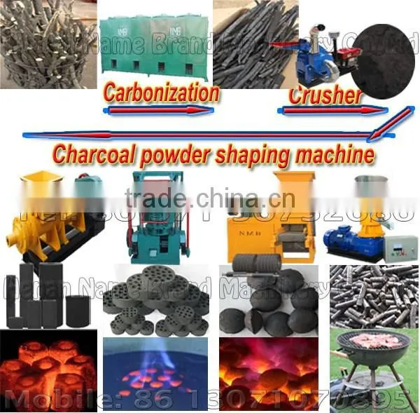 Smokeless continuous wood charcoal carbonization kiln make charcoal machine