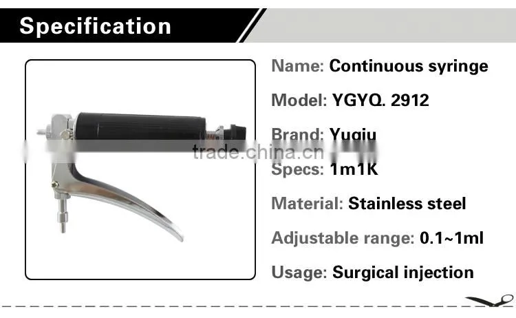 Plastic syringe 1ml automatic syringe veterinary injection syringe