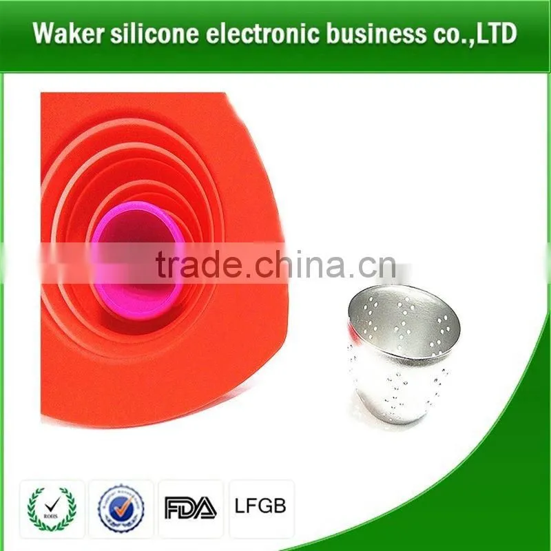 2017 silicone fashionable red coffee maker