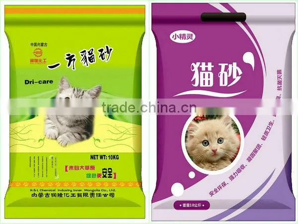 Pure Bentonite Toilet kitty sand OEM Cat litter