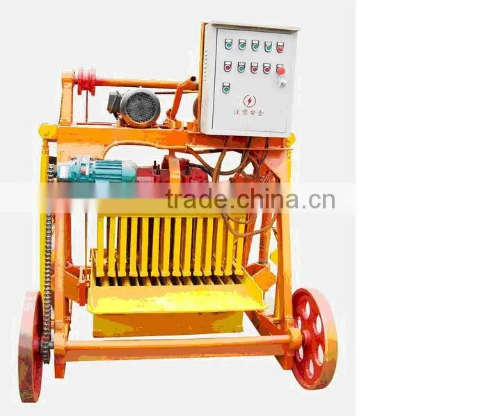 Shandong mobile flyash brick making machine,QM4-45 block machine,concrete hollow block making machine,cement brick machinery