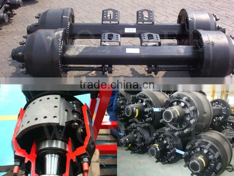 China Supplier Round Beam Fuwa Axle 13 Tons