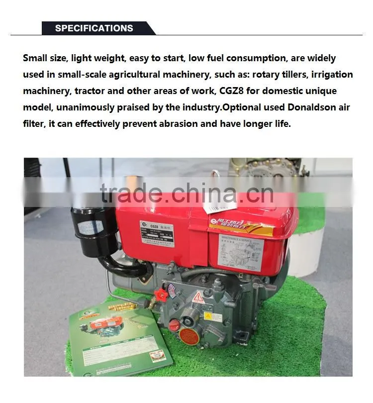 CGZ8 water-cooled single-cylinder diesel engine