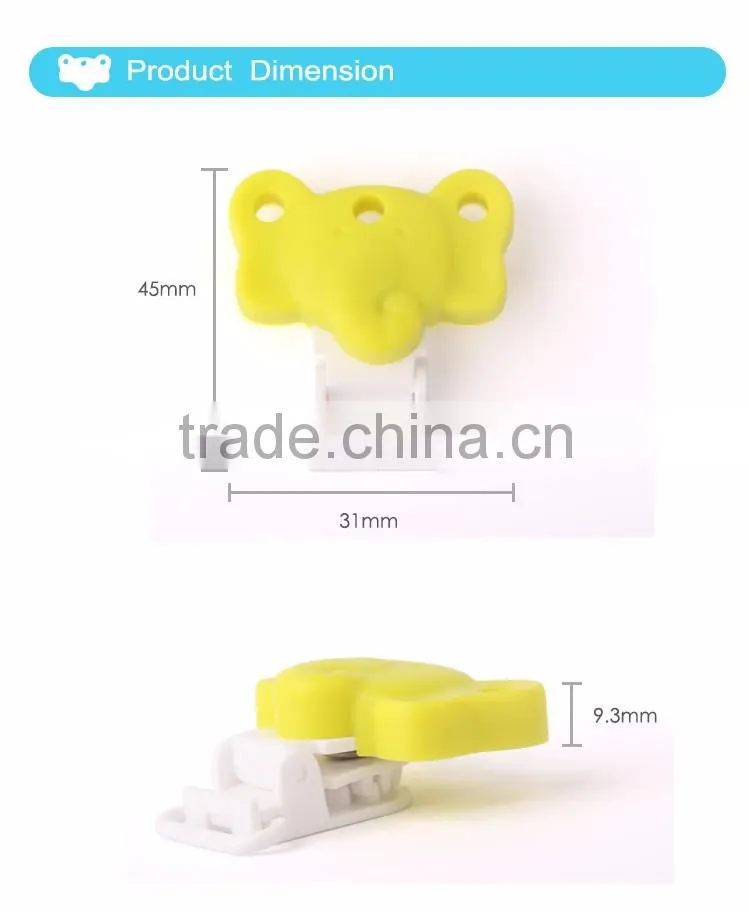 Baby Pacifier Clip 100% BPA FREE Make From Food Grade Silicone