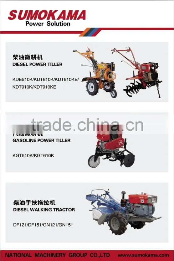 KDT910K power tiller spare parts