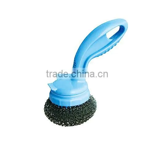 kitchen steel wire pot cleaning brush tools suit