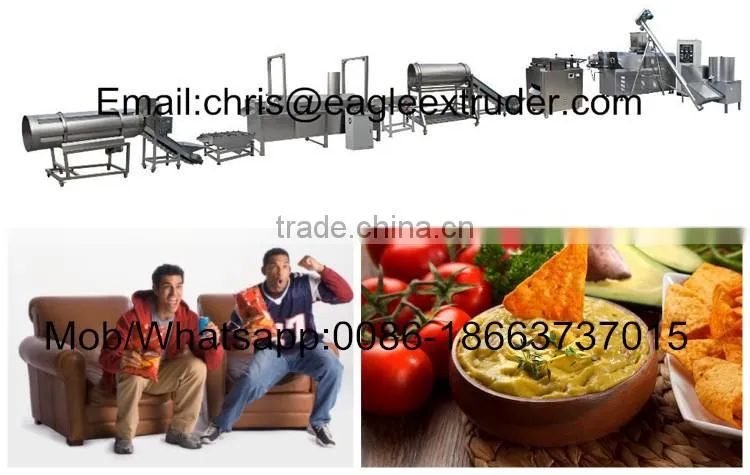 High Quality Extruded Breakfast Cereals Corn Flakes Machine