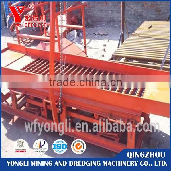 Hot Sale New Designed Portable Pulsating Gold Sluice Box /Vibrating Sluice Box for Mining Placer Gold