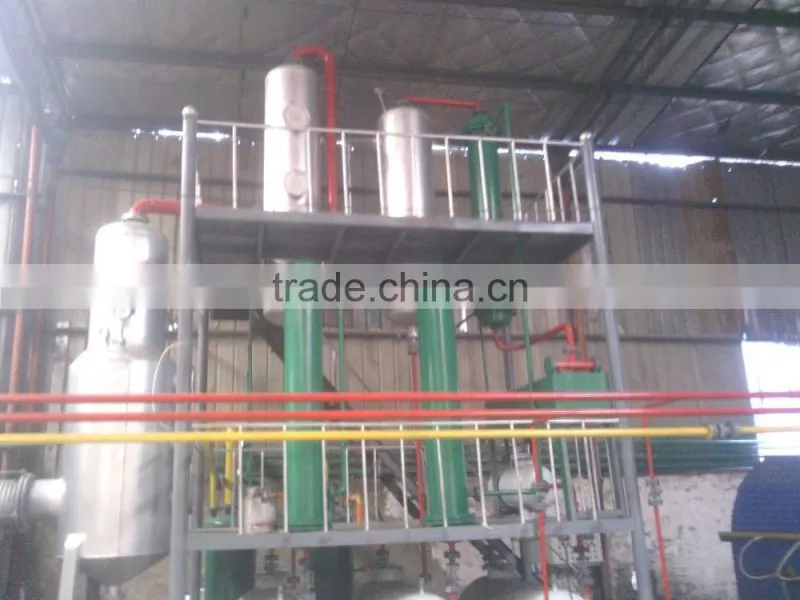 2014 design tire oil refining purification machine remove bad smell