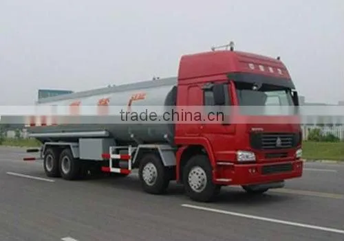 SINOTRUK HOWO 8x4 oil tank truck/oil transport truck for sale
