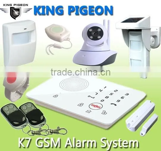 Wonderful Internal Microphone home security fence alarm with best gsm home alarm system K7